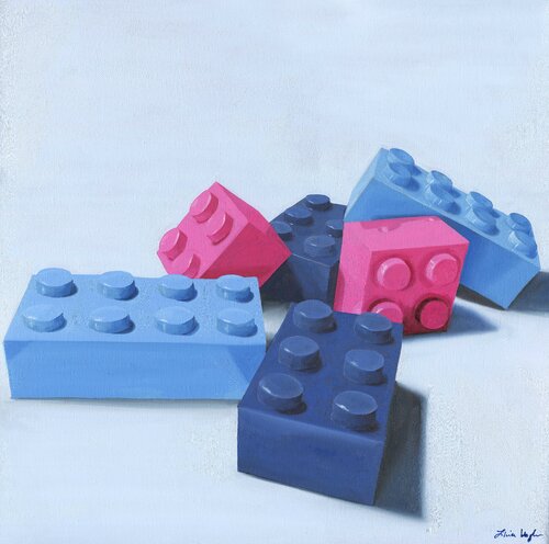 Bausteine #1 von Silvia Vogler, Malerei kaufen auf Singulart