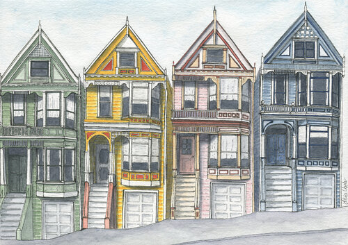 Amsterdam von Silvia Vogler, Malerei kaufen auf Singulart