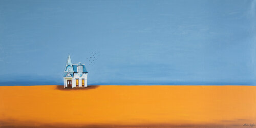 Silent Sky van Silvia Vogler, Schilderij te koop op Singulart