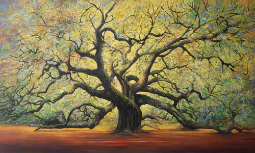 L’albero della vita van Andrea Esposito, Schilderij te koop op Singulart
