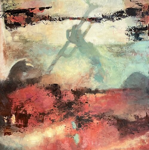 L'ombre du passage van Ursula Matella, Schilderij te koop op Singulart