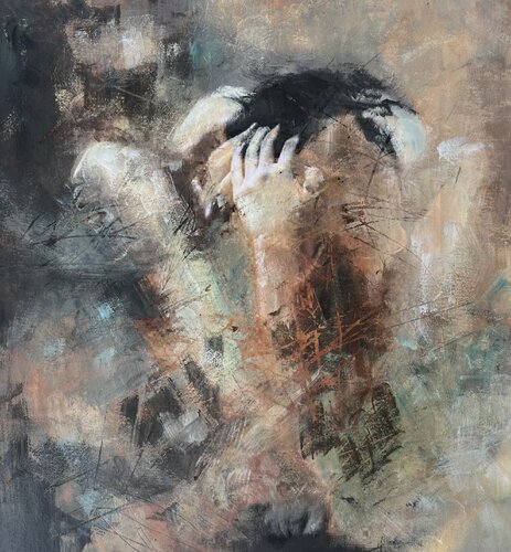 Le cri intérieur van Ursula Matella, Schilderij te koop op Singulart
