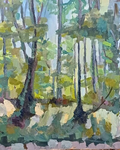El susurro Verde by Susana Martínez Orgaz, Painting for Sale on Singulart