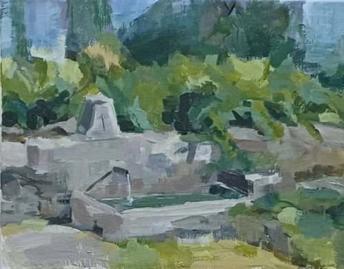 Fuente Cachope par Susana Martínez Orgaz, Peinture en vente sur Singulart
