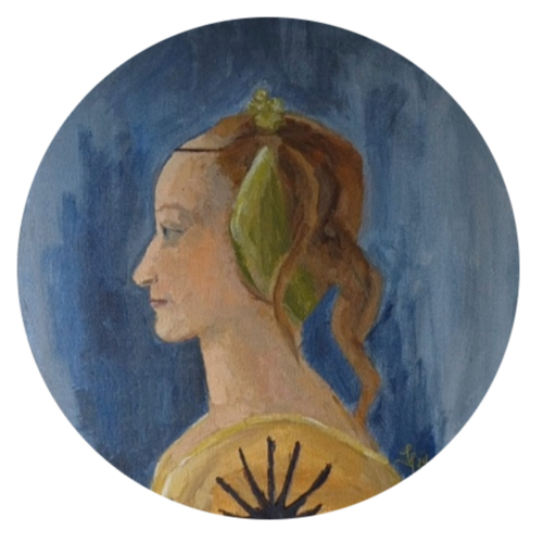 Yellow Lady de Susana Martínez Orgaz, Pintura a la venta en Singulart