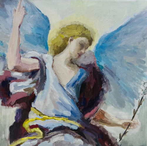 Arcangel Gabriel par Susana Martínez Orgaz, Peinture en vente sur Singulart