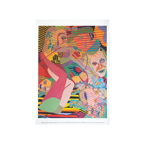 MAGICAL, MUSICAL, NOSTALGIC ZEDAKAH (CHARITY) de Natalie Sommer, Impresión a la venta en Singulart