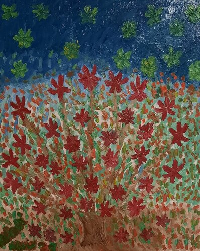 Good luck Stars di Alexandra Dias, Pittura in vendita su Singulart