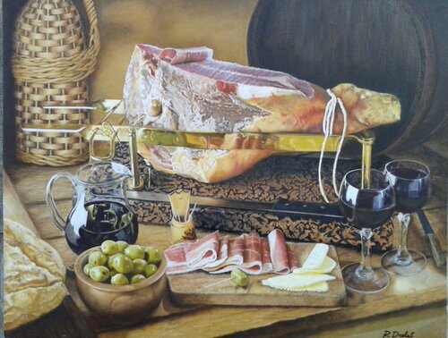 Quel festin di Robert Drolet, Pittura in vendita su Singulart