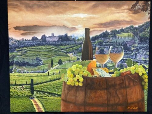 La Toscane di Robert Drolet, Pittura in vendita su Singulart