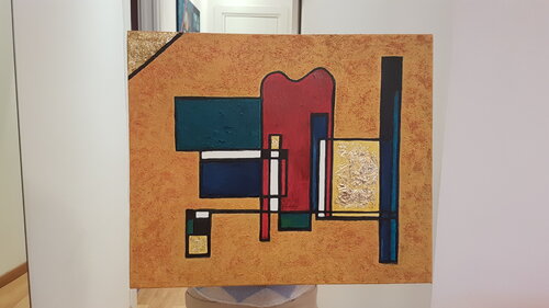Fantasia in oro van Marian De Kort, Schilderij te koop op Singulart