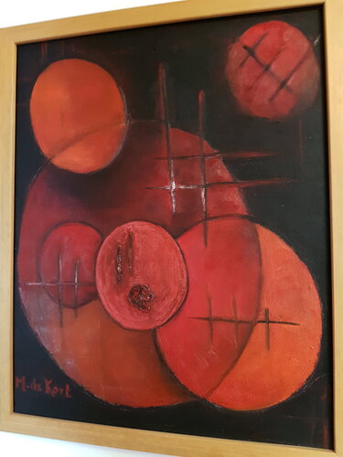 Cerchi infuocati van Marian De Kort, Schilderij te koop op Singulart