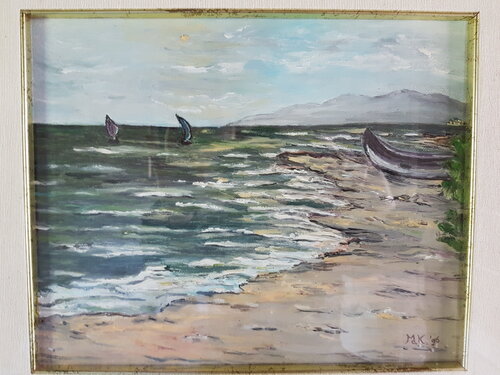 Mare in inverno von Marian De Kort, Malerei kaufen auf Singulart