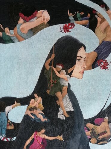 Faded memories 1 by Lucio Domingo, 油畫 for Sale on Singulart