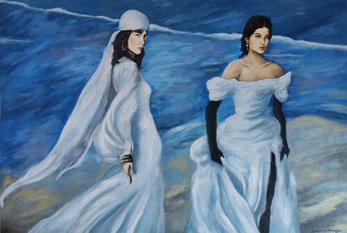 Salt and Silk by Lucio Domingo, 油畫 for Sale on Singulart