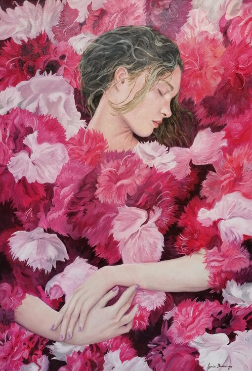 Flower girl of Carnation Lucio Domingo