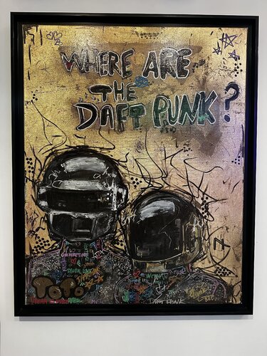 Where are the daftpunk ? van Thomas Martin, Schilderij te koop op Singulart