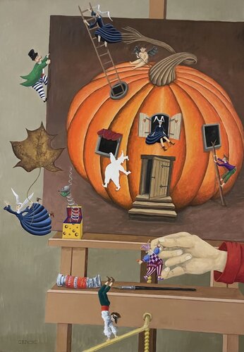 Totalement hors de contrôle di Carole Perret, Pittura in vendita su Singulart