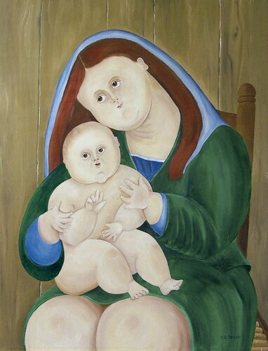 La Madonne rousse di Carole Perret, Pittura in vendita su Singulart