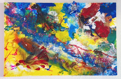Blessed (Oreo, Twix & McDonald’s – Earth vs Plastic Edition) Your Art Has Been Served Series di Dina Kabdolla, Pittura in vendita su Singulart