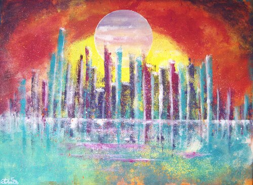 Solar City de SHERON SMITH, Pintura a la venta en Singulart