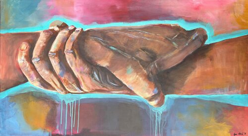 Hold on tight de Gina Axlund, Pintura a la venta en Singulart