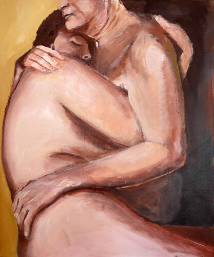 The embrace II van Gina Axlund, Schilderij te koop op Singulart