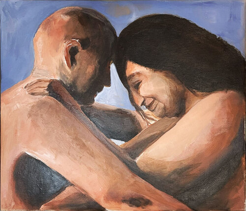 The embrace VI by Gina Axlund, Painting for Sale on Singulart