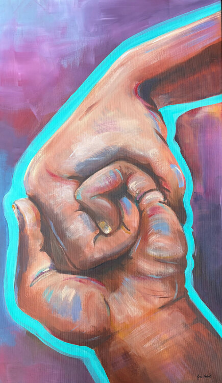 Holding hands Gina Axlund