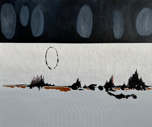Les 7 lunes di Daniel Lalonde, Pittura in vendita su Singulart