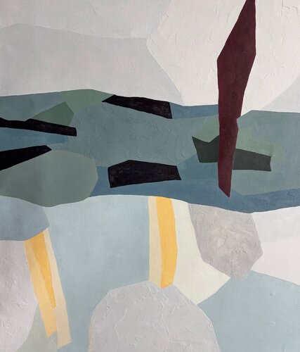 Une faille dans la lune par Daniel Lalonde, Peinture en vente sur Singulart