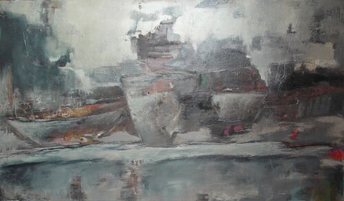 Old Pot van Monika Lehmann, Schilderij te koop op Singulart