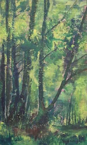 Waldliebe #7 di Monika Lehmann, Pittura in vendita su Singulart