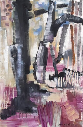 Architektur der Bäume di Monika Lehmann, Pittura in vendita su Singulart