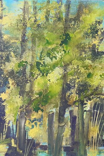 Waldliebe #3 van Monika Lehmann, Schilderij te koop op Singulart