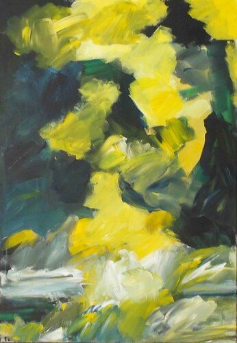 Novembersturm - Inspiration Emil Nolde di Monika Lehmann, Pittura in vendita su Singulart