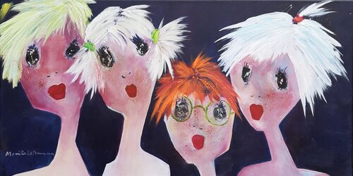 EMMA und Freunde #1 di Monika Lehmann, Pittura in vendita su Singulart