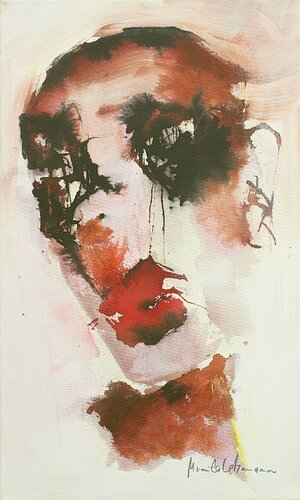 No Name Face #75 di Monika Lehmann, Pittura in vendita su Singulart