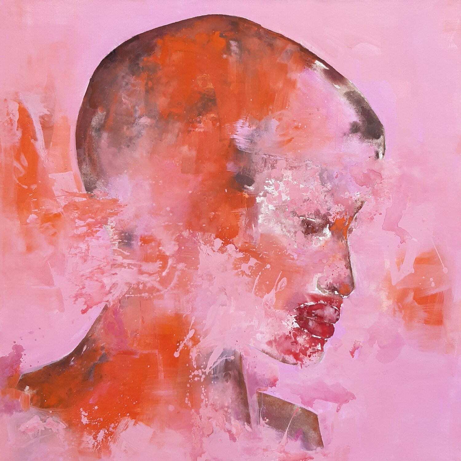 Face #112 - power of color Monika Lehmann