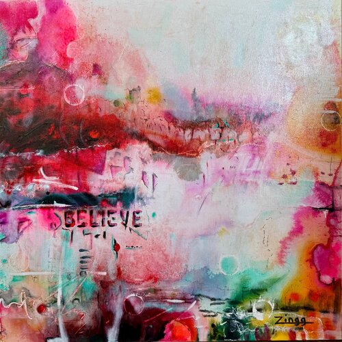 Tender Passage to the Deep | Expressive Abstract Oil by Theresa Zingg von Theresa Zingg, Malerei kaufen auf Singulart