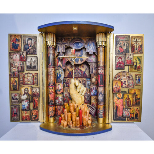 Icon Painter Shrine by Diane Keane, Other Media for Sale on Singulart