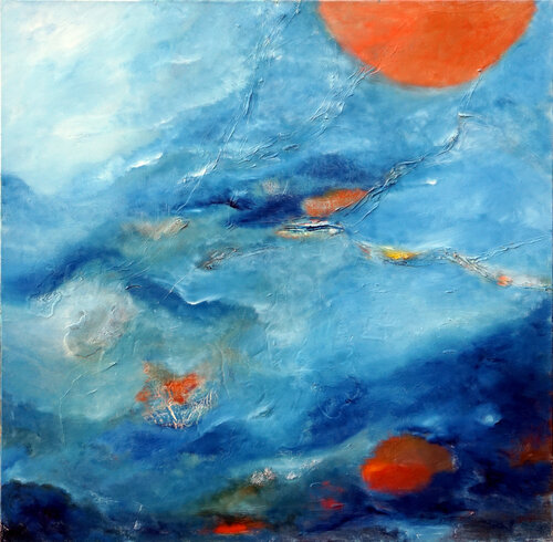 Blazing Tranquility par Wei Xue, Peinture en vente sur Singulart