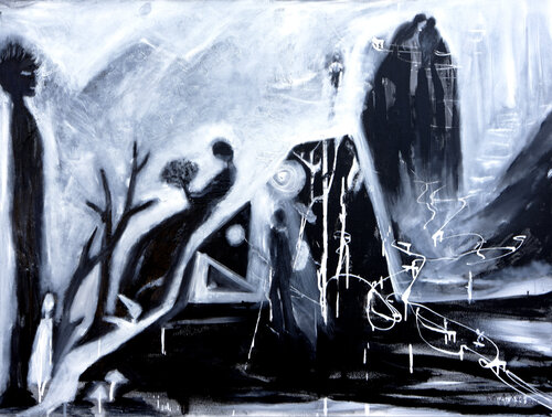 Unseen par Wei Xue, Peinture en vente sur Singulart