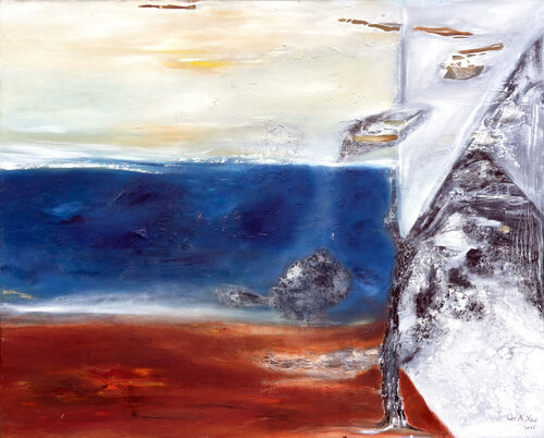 Muted Divide par Wei Xue, Peinture en vente sur Singulart