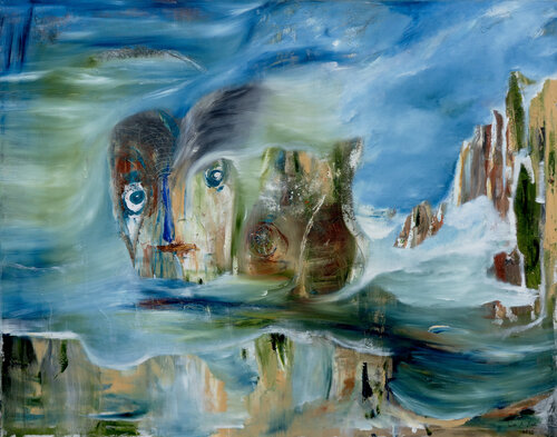 Echoes of the Mind par Wei Xue, Peinture en vente sur Singulart
