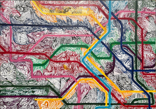 Tokyo Ways di Mirela Fioresy, Pittura in vendita su Singulart