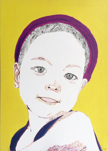 Time for Help: Vietnam (01) van Mirela Fioresy, Schilderij te koop op Singulart