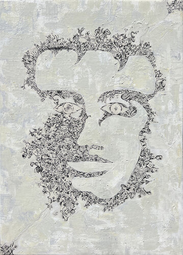 Mask van Mirela Fioresy, Schilderij te koop op Singulart