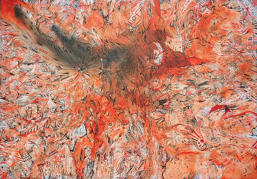 Synapses 03 van Mirela Fioresy, Schilderij te koop op Singulart