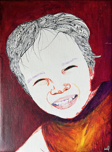 Time for Help: Vietnam (04) by Mirela Fioresy, Painting for Sale on Singulart